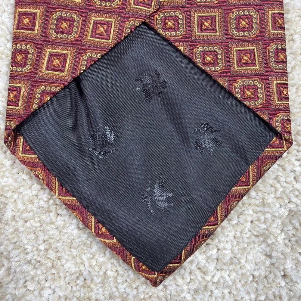 Vintage Brooks Brothers‎ Silk Necktie Neat Geometric Heritage Business 60